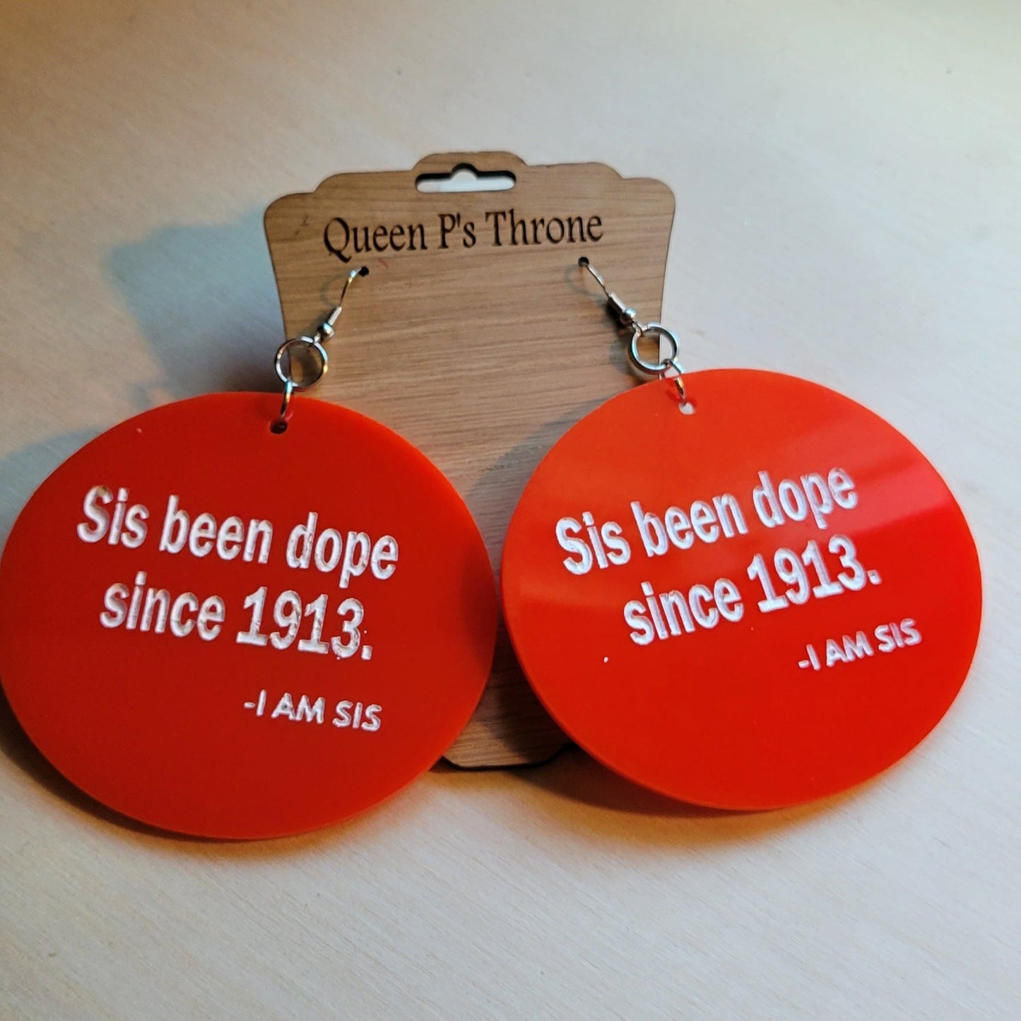 Sis Been Dope Since 1908-1913-1920-1922-sorority earrings.