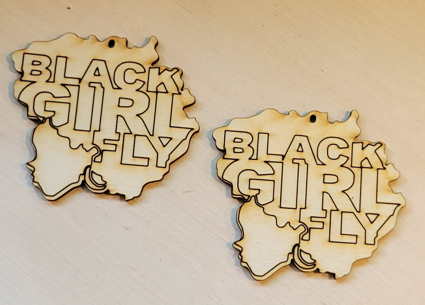 Black Girl Fly Earrings