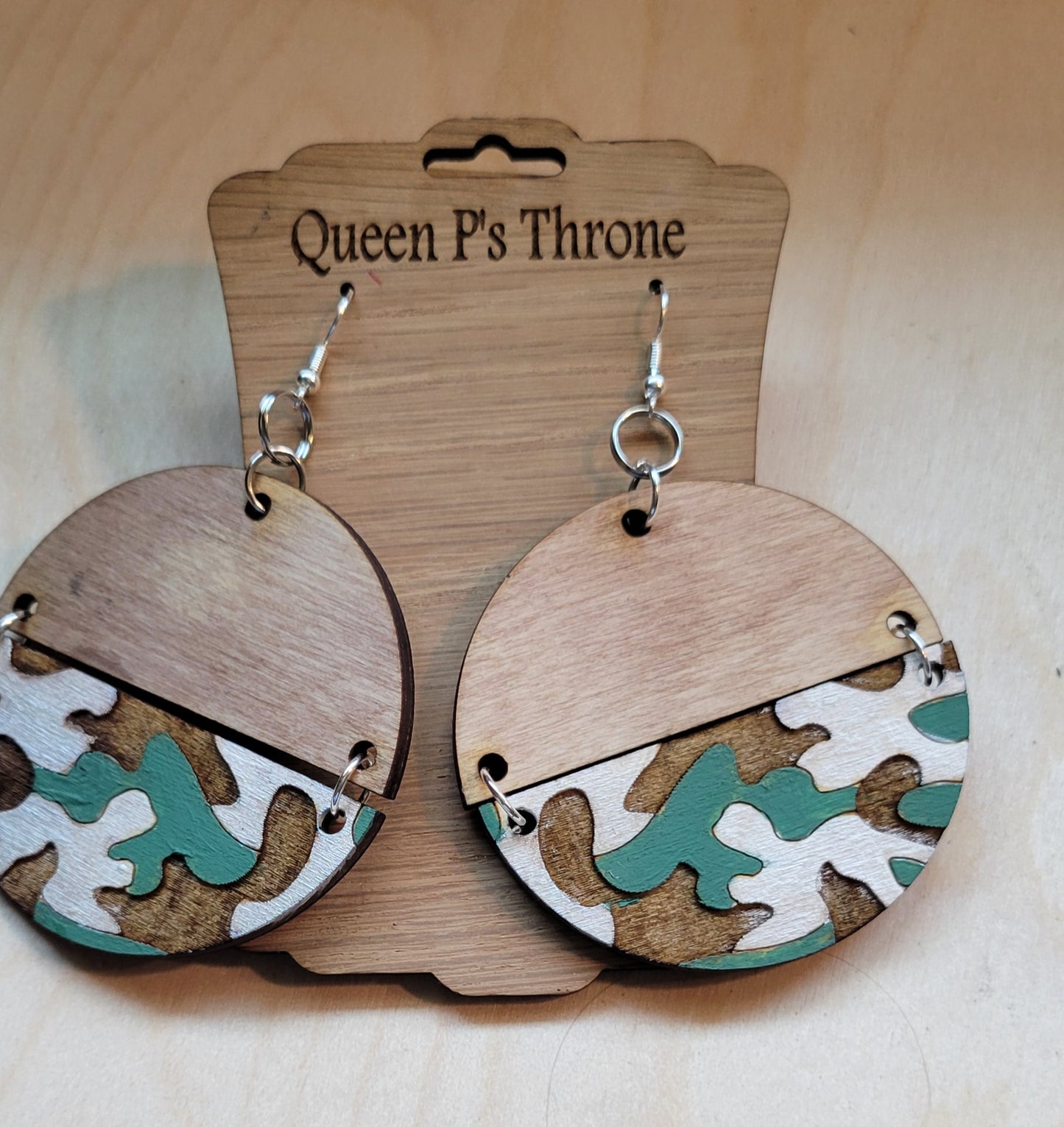 Camouflage Earrings (2 options)