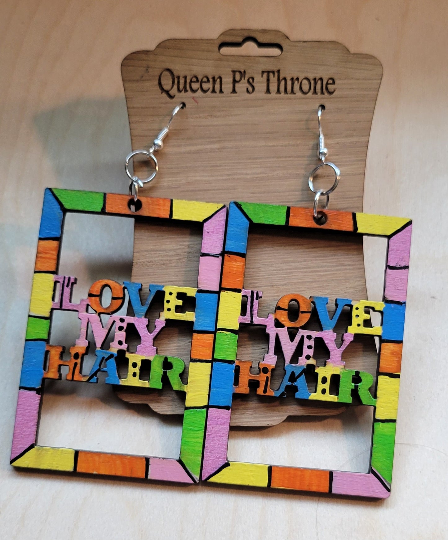Mixed up- Kinky and Love My Hair Earrings