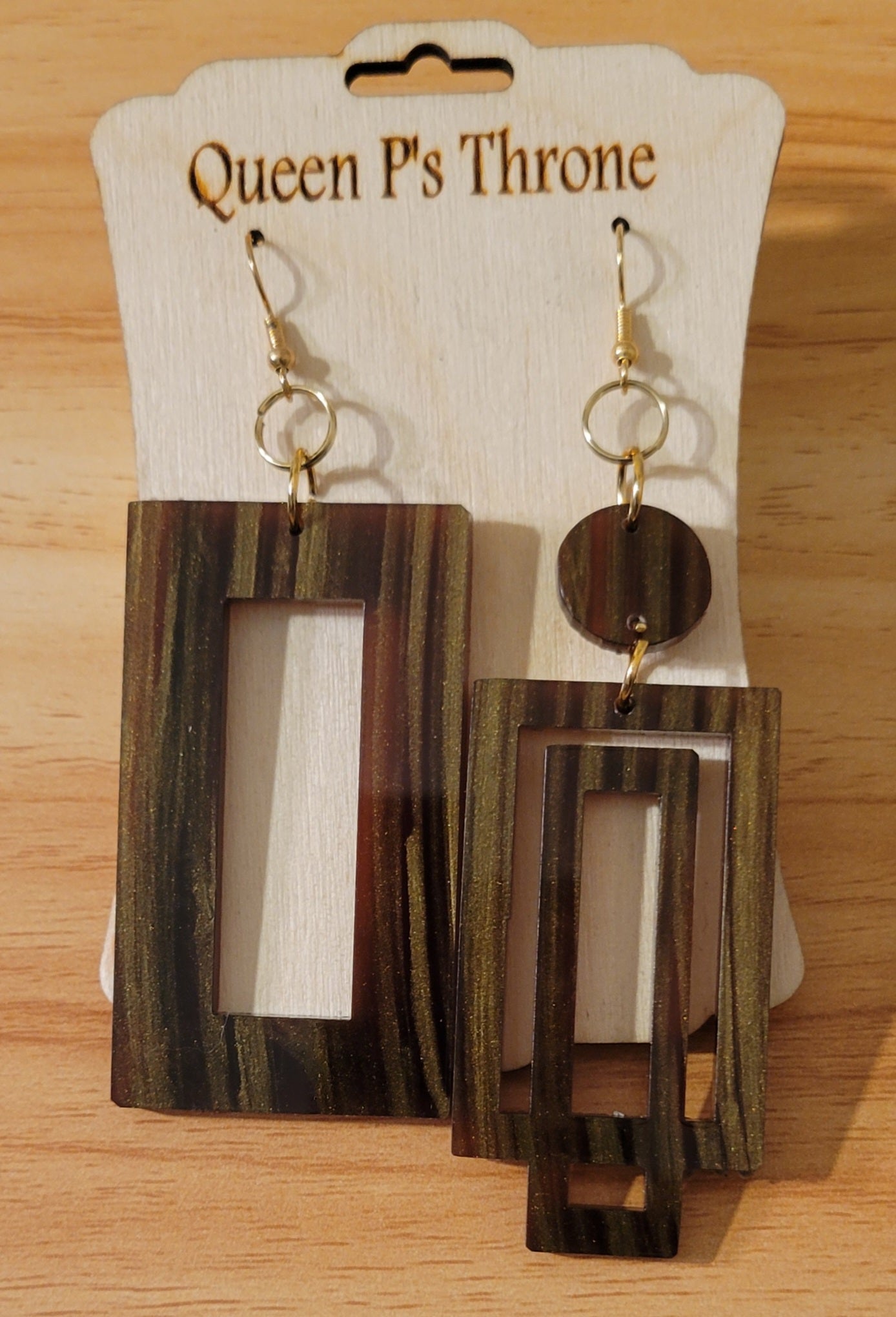 Simple Geometric Acrylic Earrings