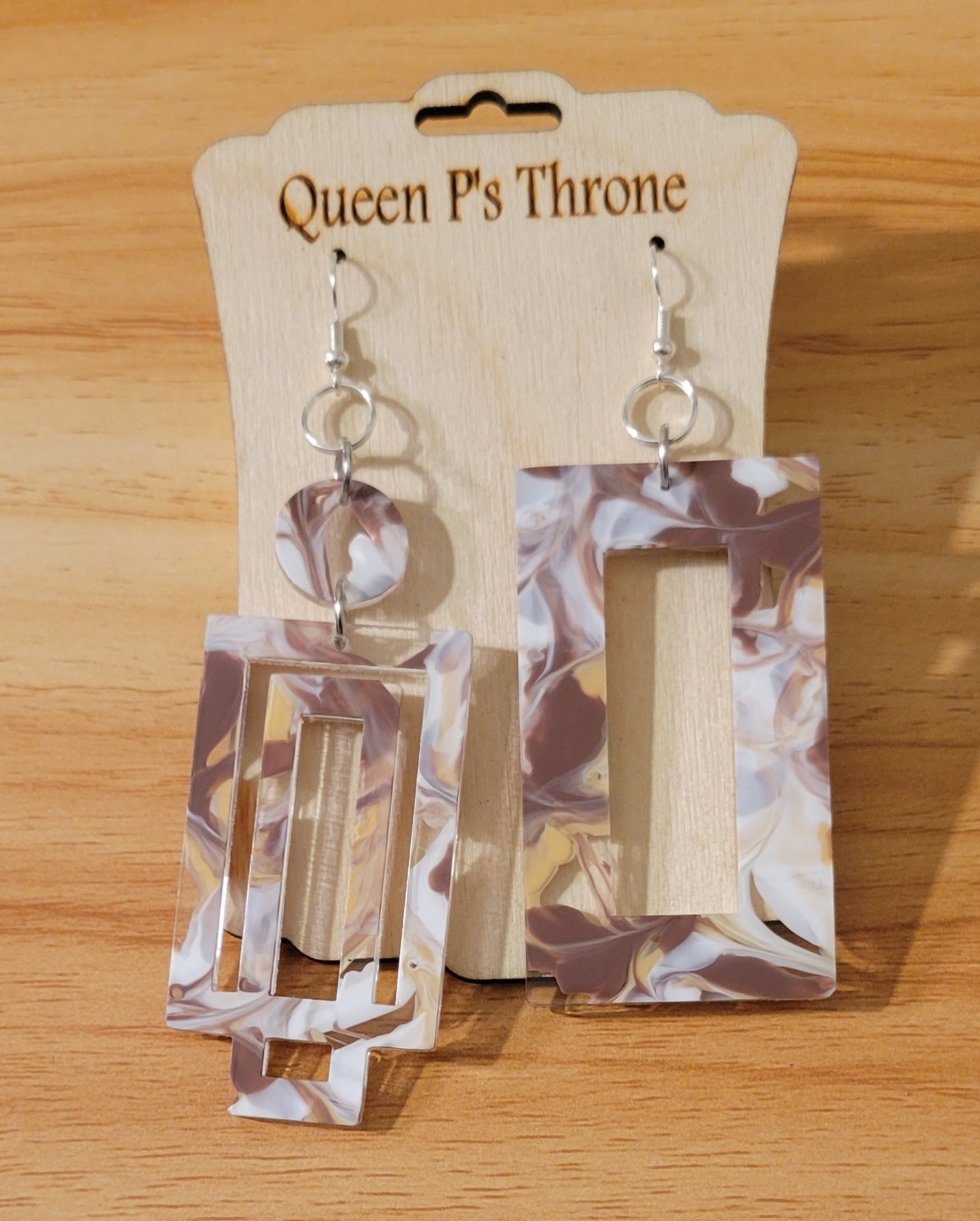 Simple Geometric Acrylic Earrings
