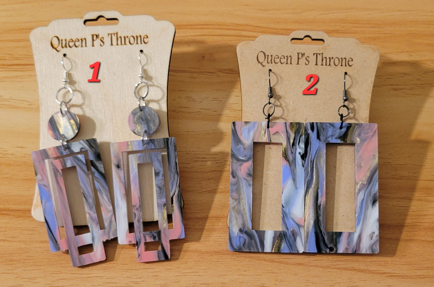 Simple Geometric Acrylic Earrings