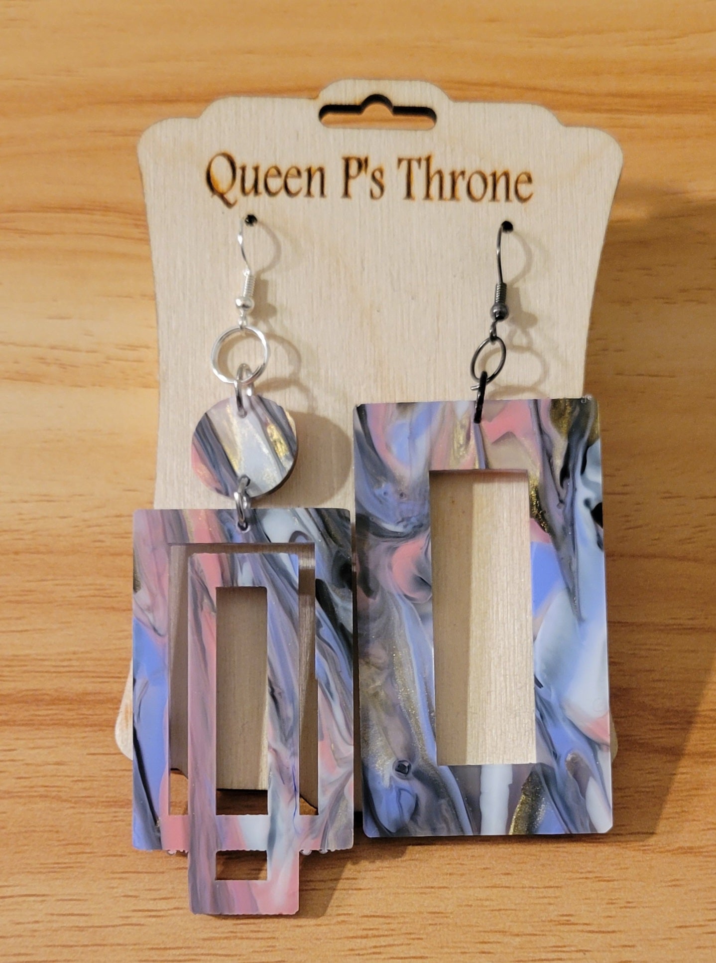 Simple Geometric Acrylic Earrings