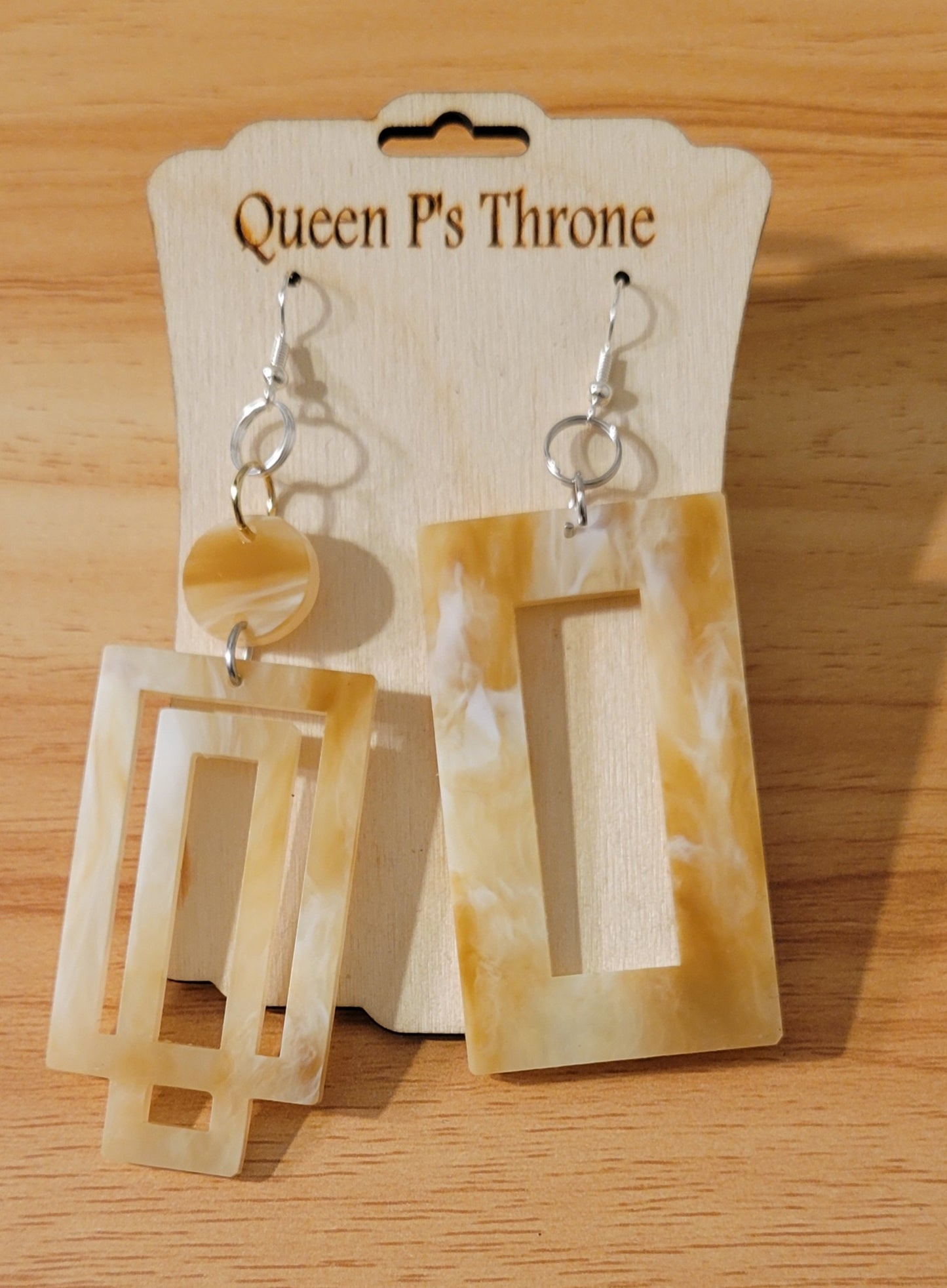 Simple Geometric Acrylic Earrings