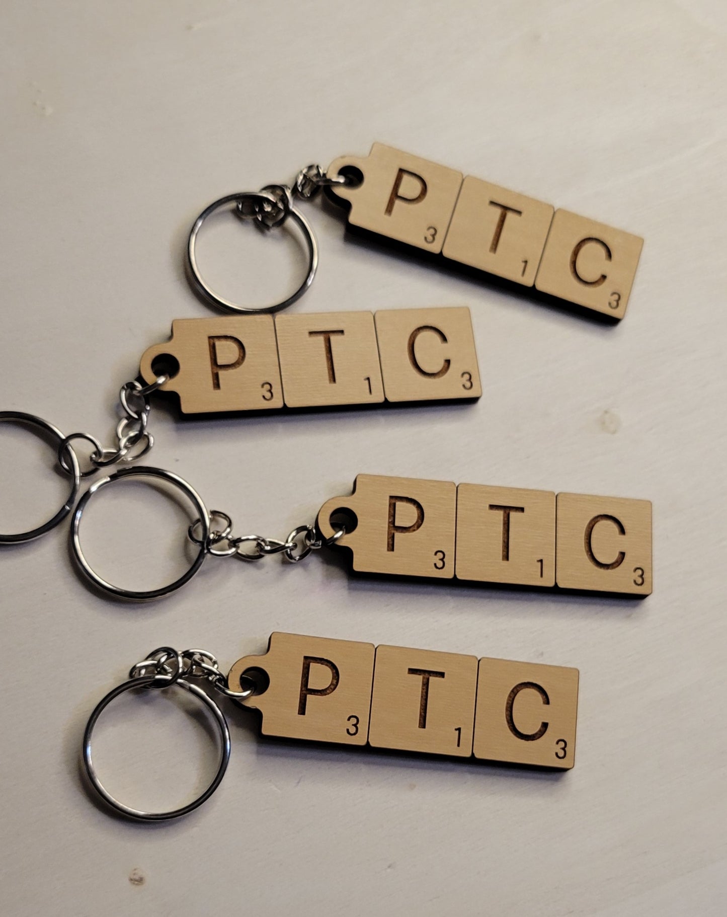 Scrabble Keychain