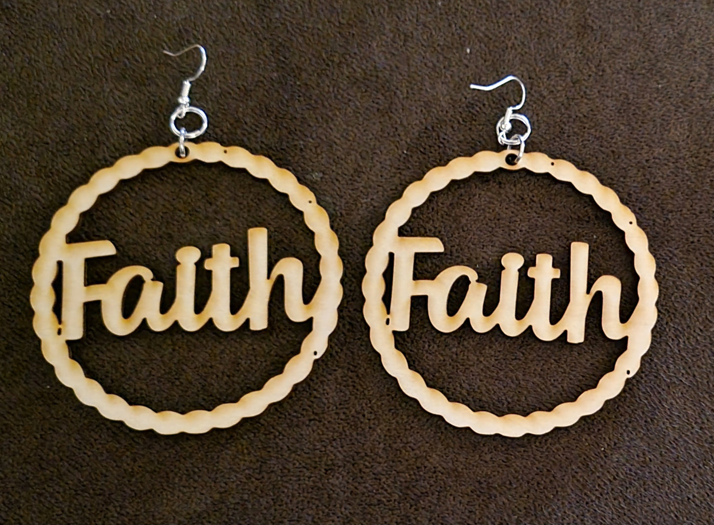 Faith Hoop Earrings