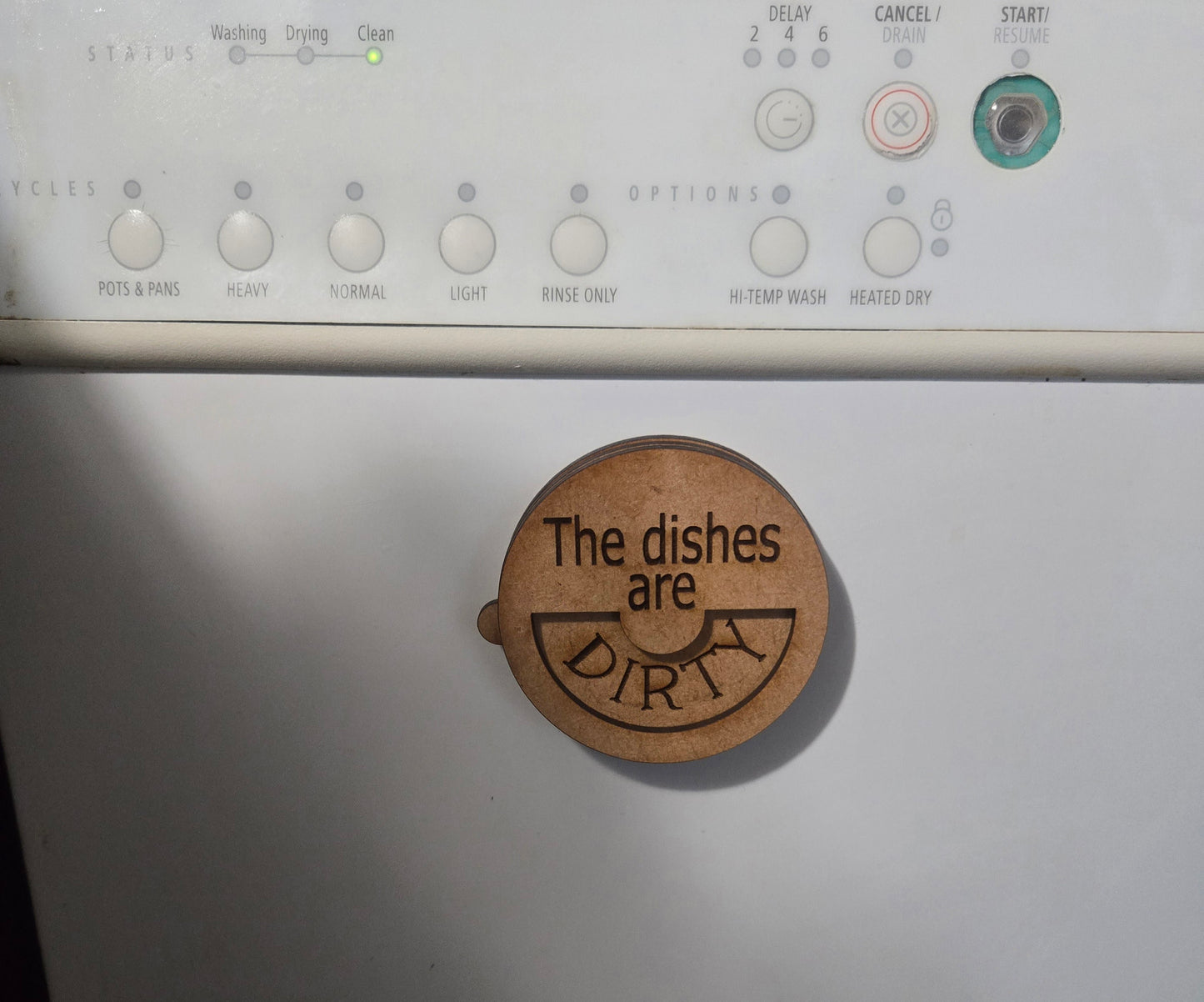Clean Dirty Dishwasher Magnet