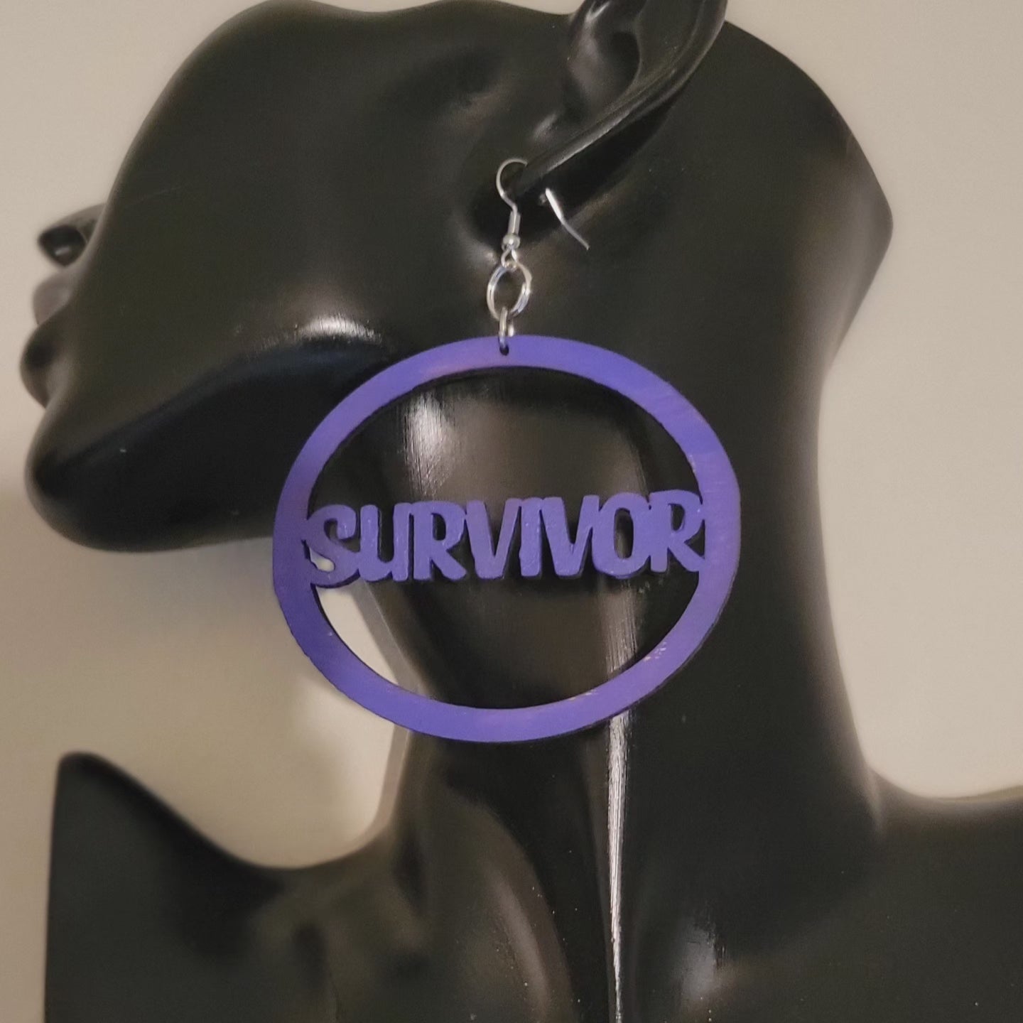 Survivor Wooden Earrings