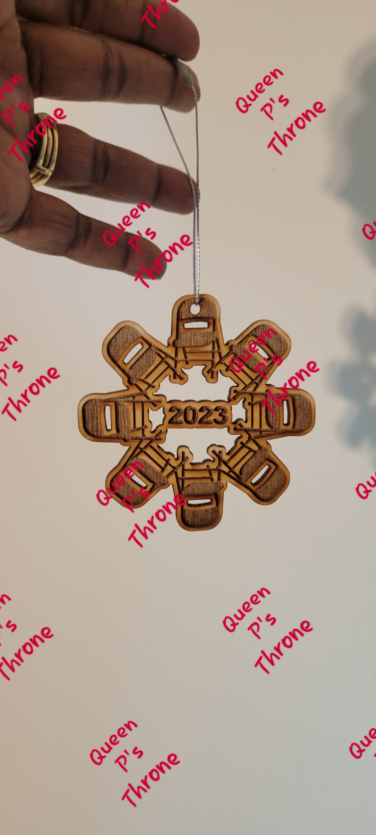 Chair Christmas Ornament/ Earrings 2023 - Riverboat