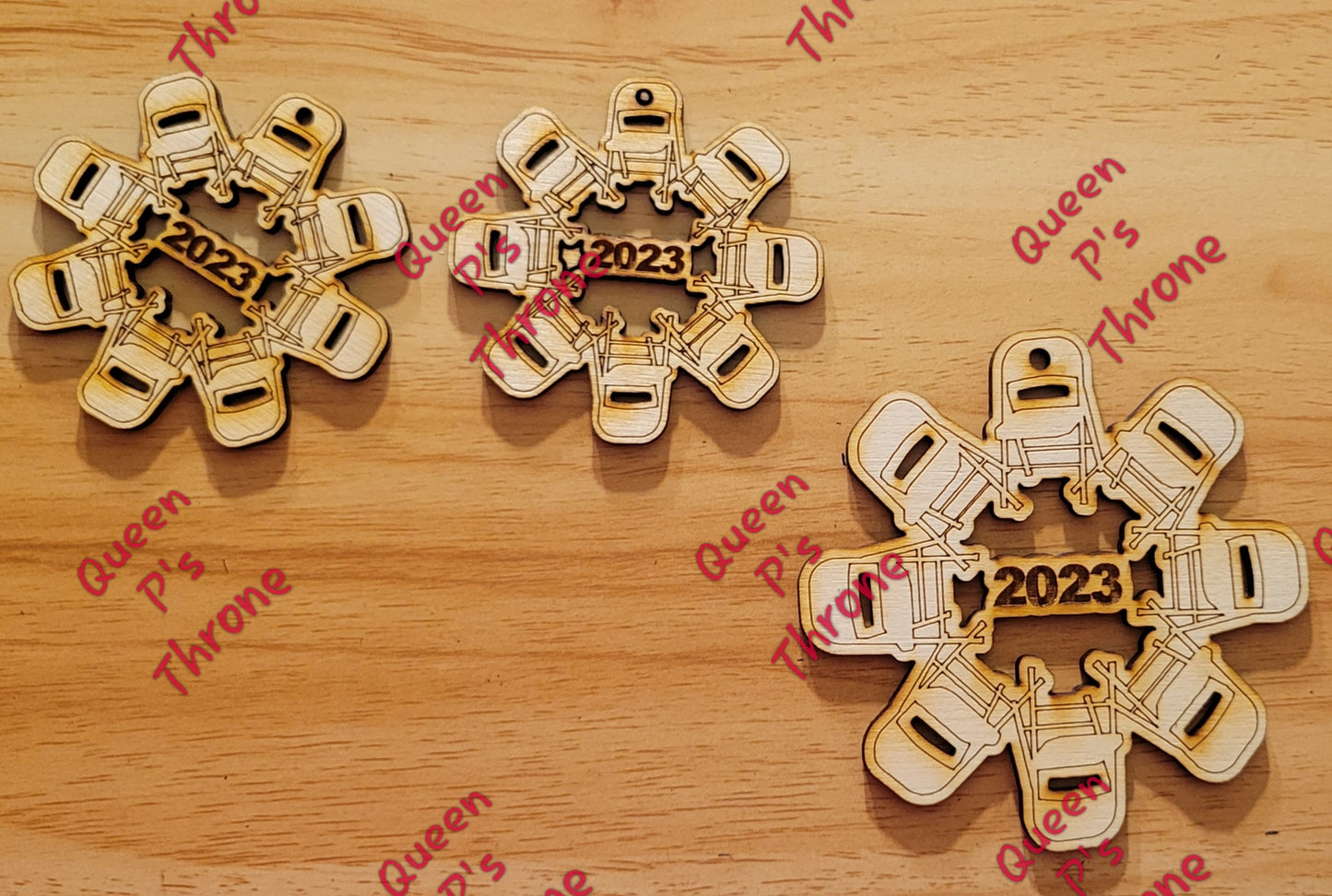 Chair Christmas Ornament/ Earrings 2023 - Riverboat