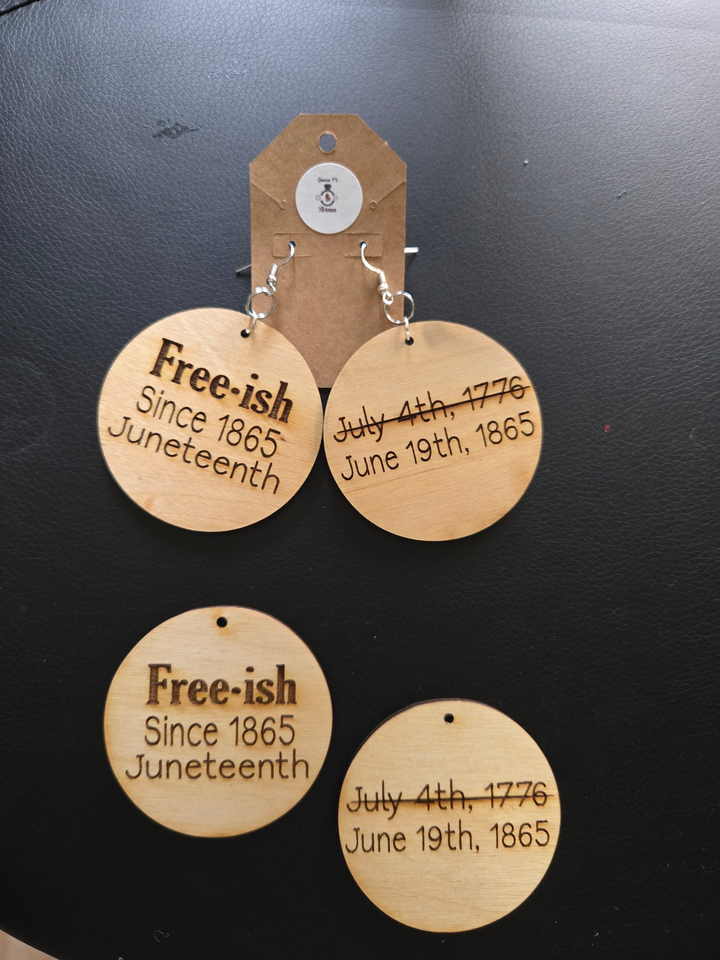 Real·Freedom Earrings (Juneteenth)