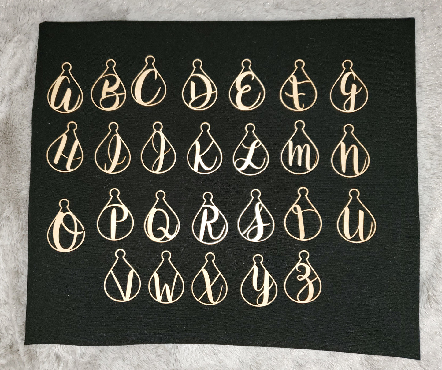 Monogram Teardrop (Click for additional styles)
