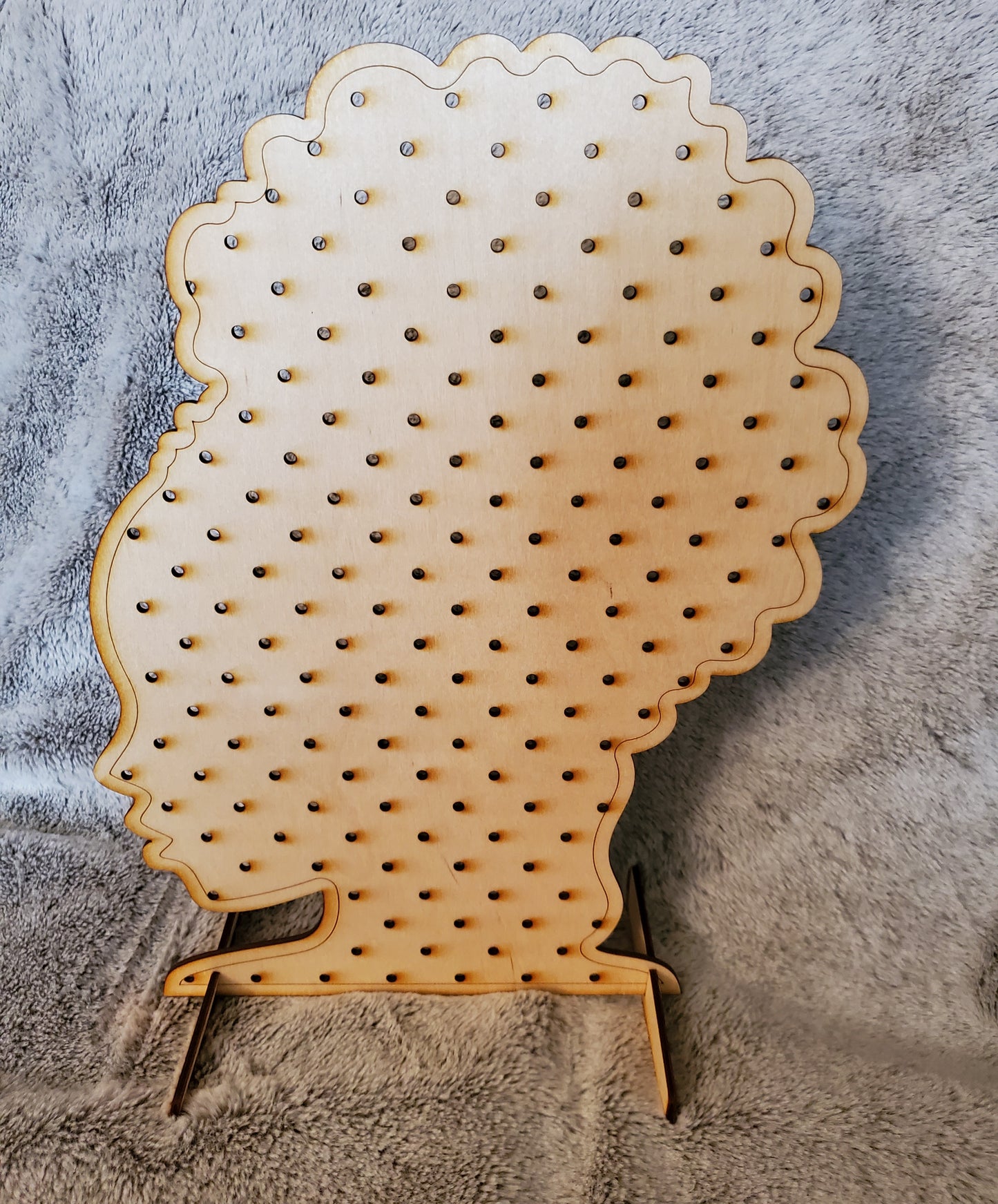 DIY Earring Stand - Afro Puff