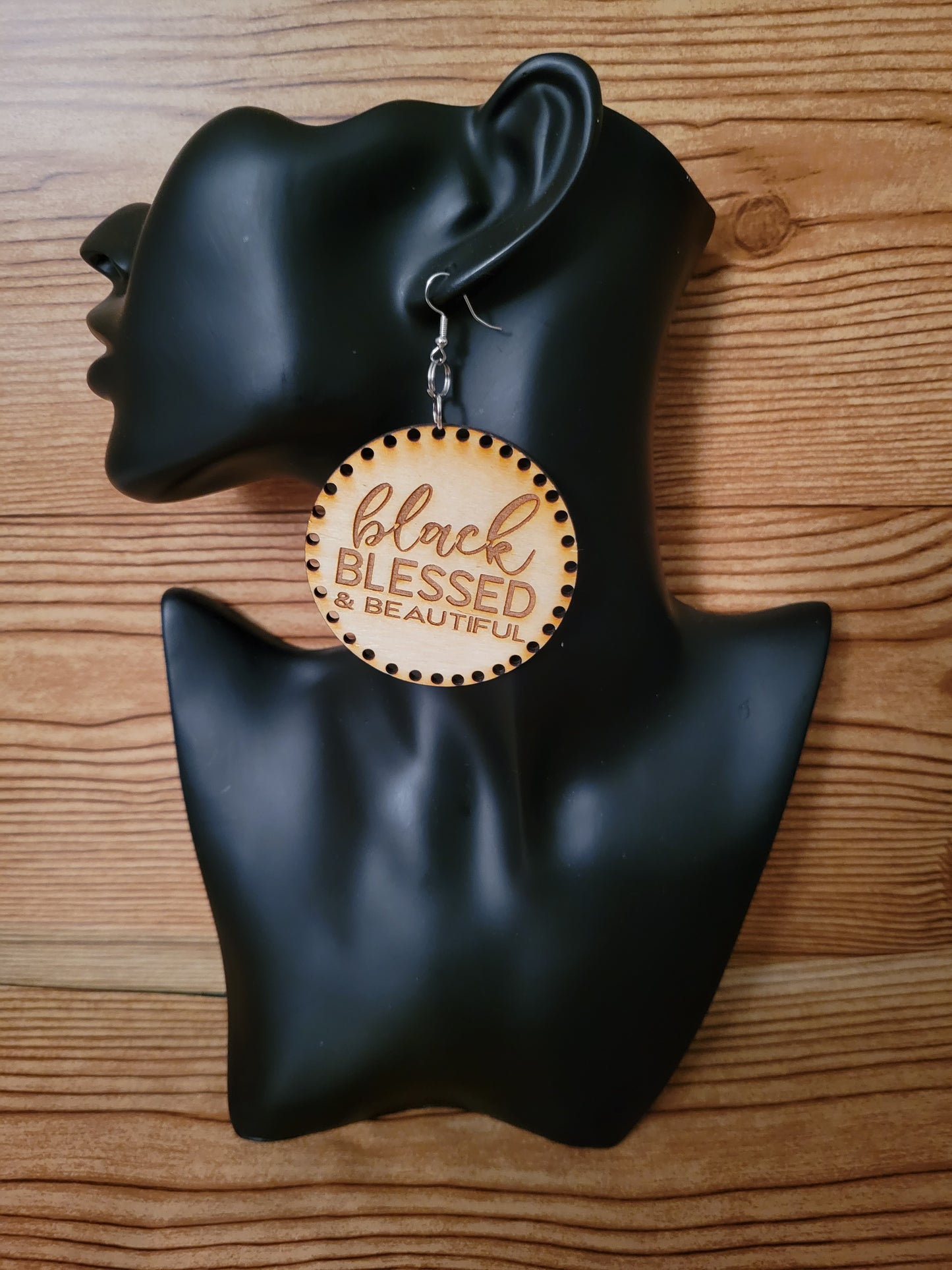 Black, Blessed & Beautiful Earrings