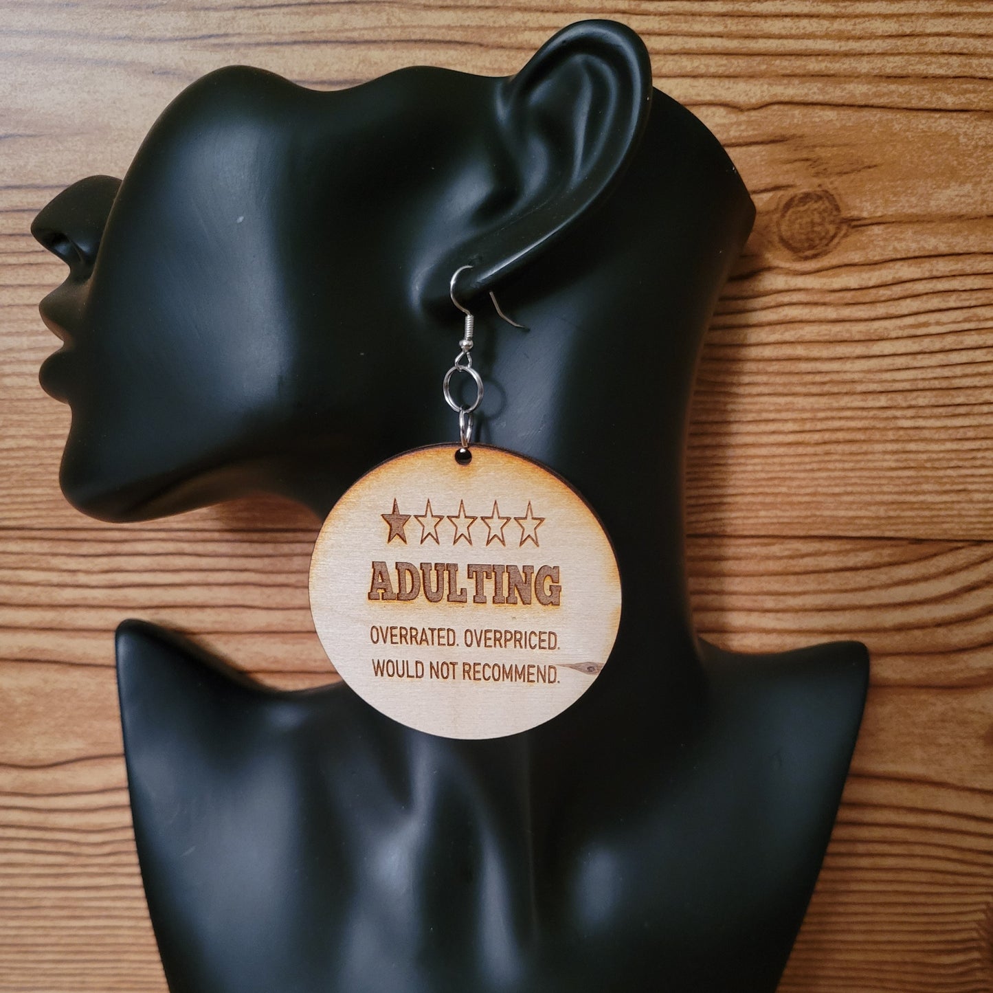 Adulting Circle Earrings
