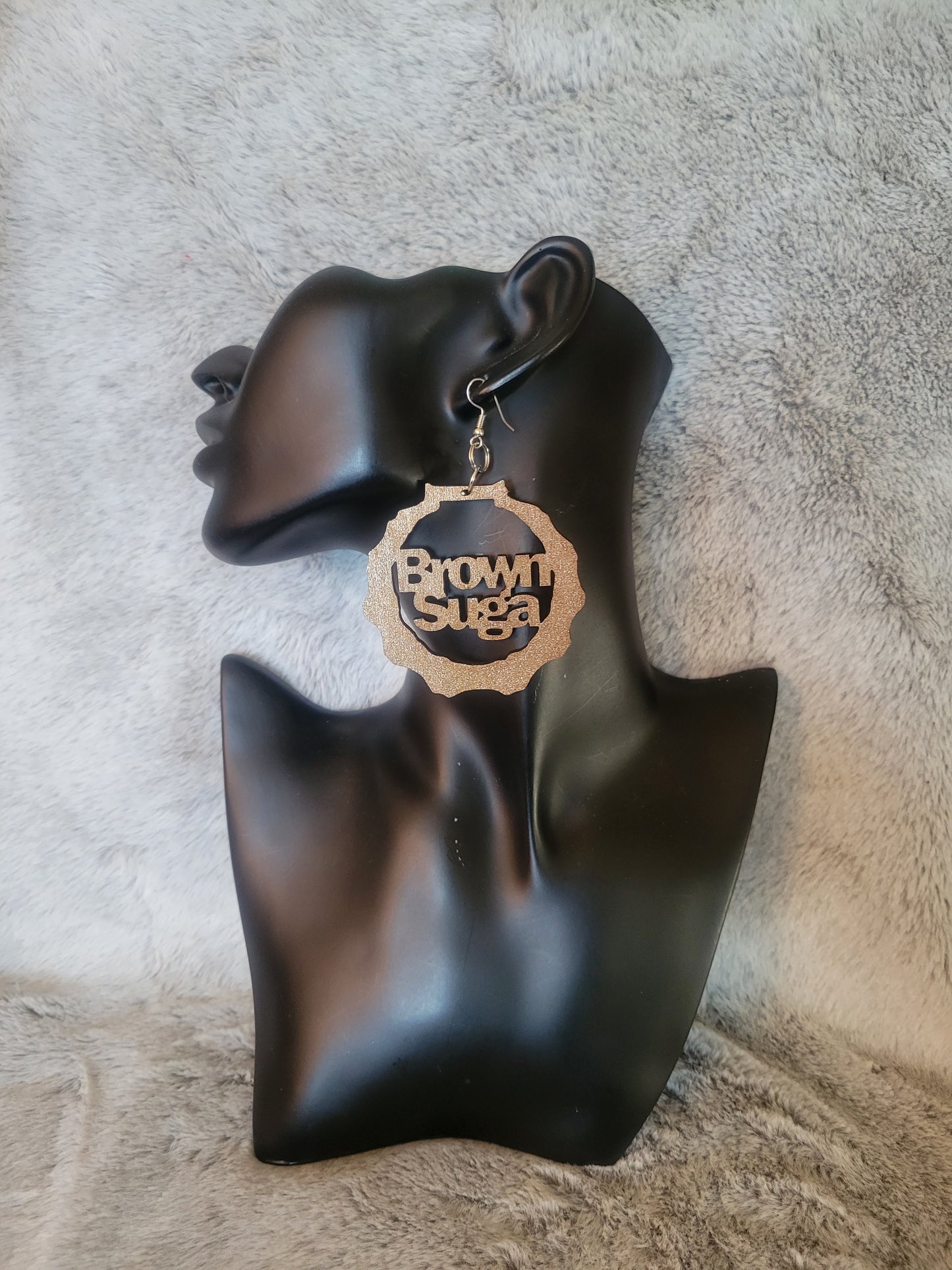 Brown Suga Bamboo Earrings