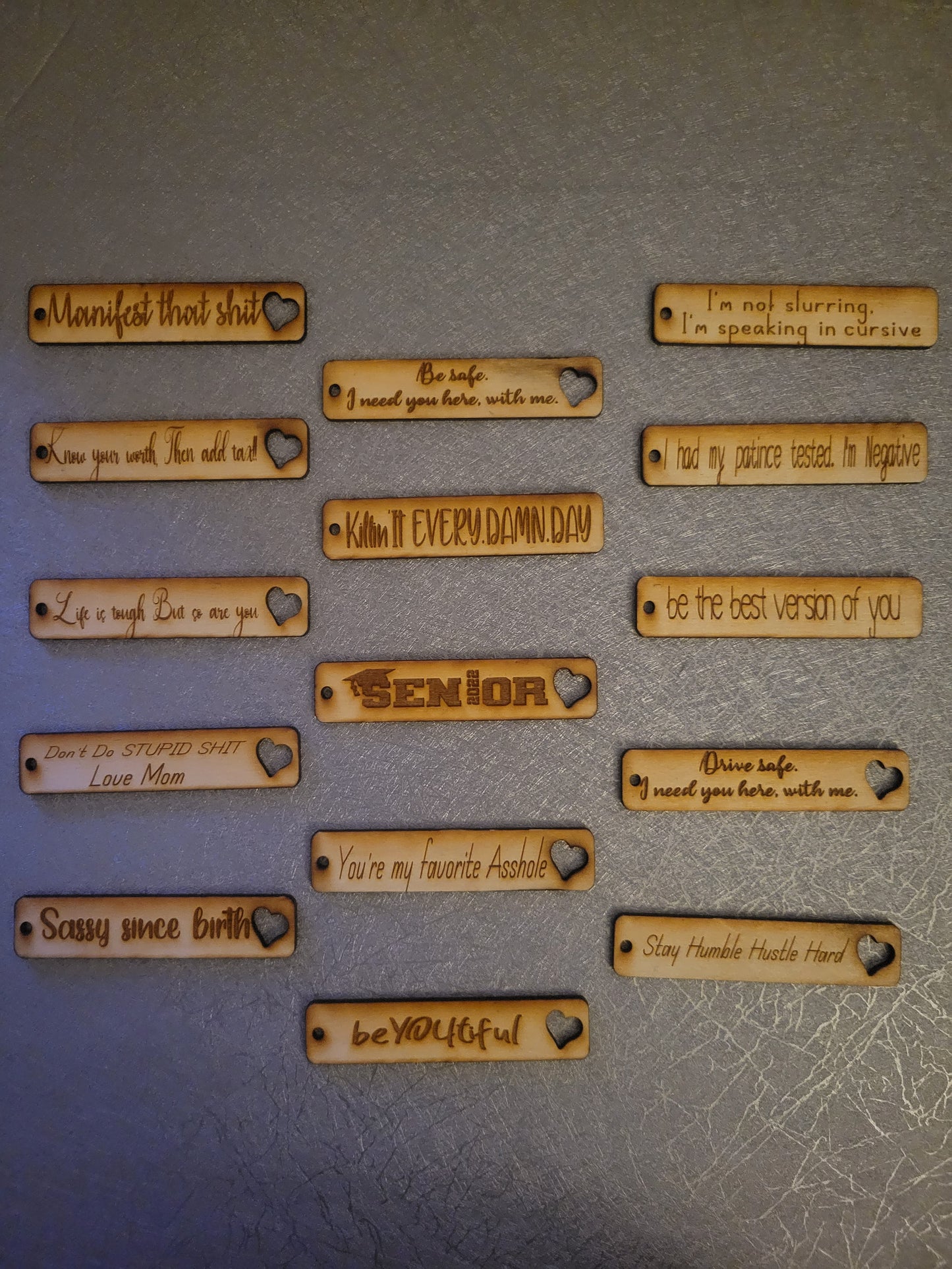 Motivational and Funny Keychain