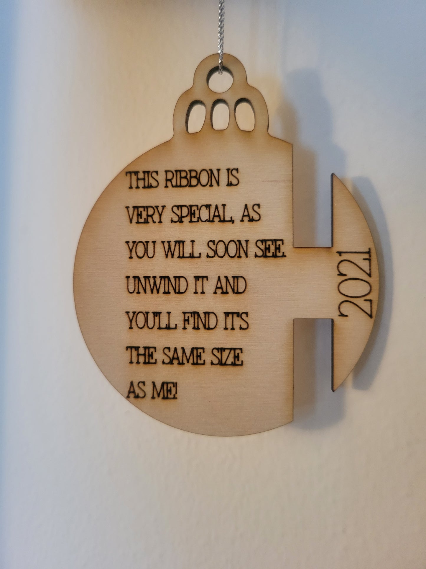 Height Ribbon Ornament