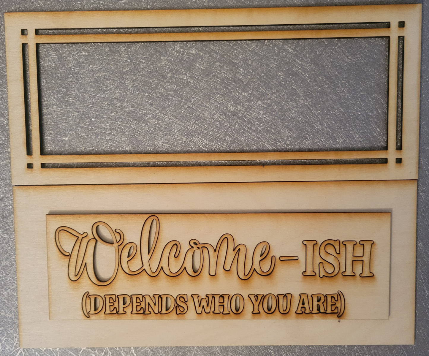 Welcome-ISH Door Sign
