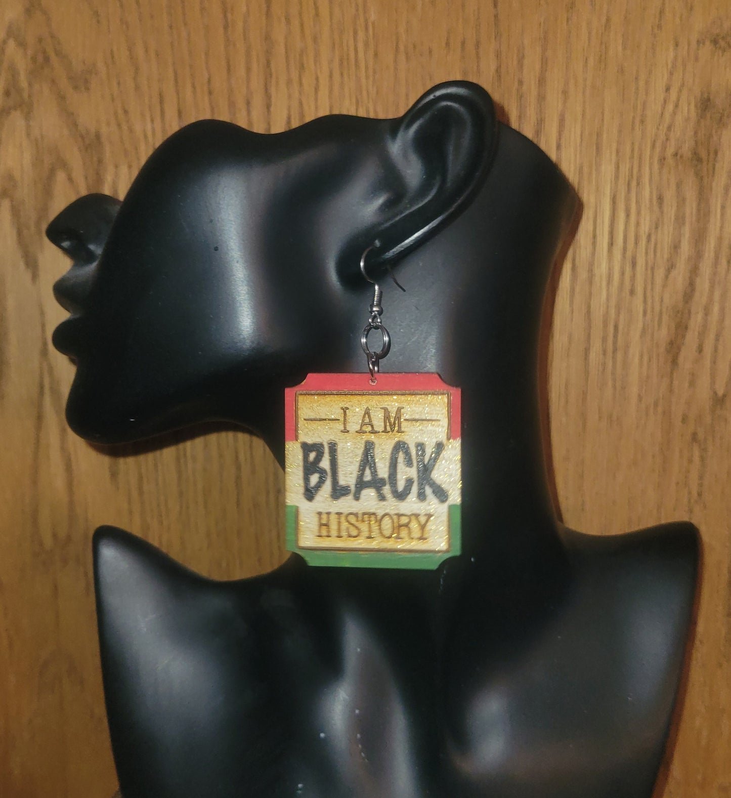 I AM Black History Earrings