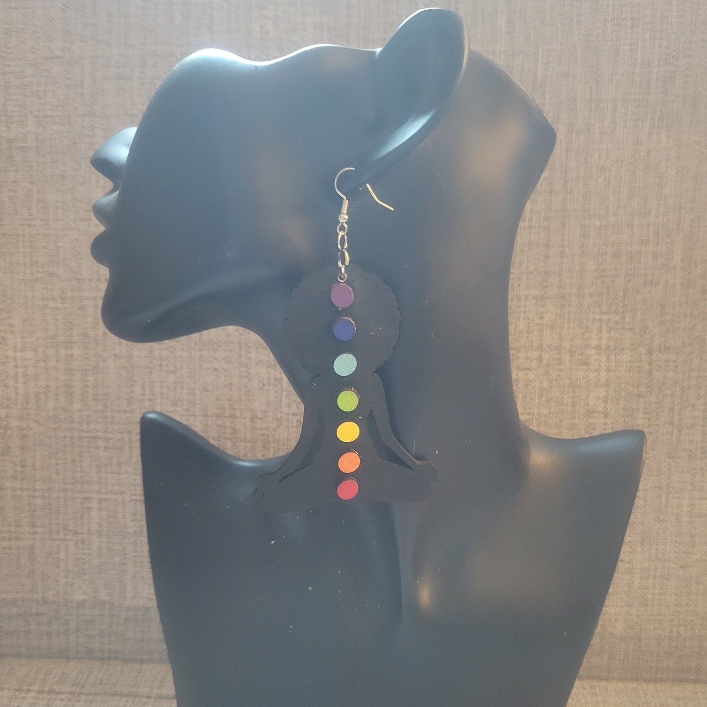Mind, Body and Soul Chakra Diva earrings