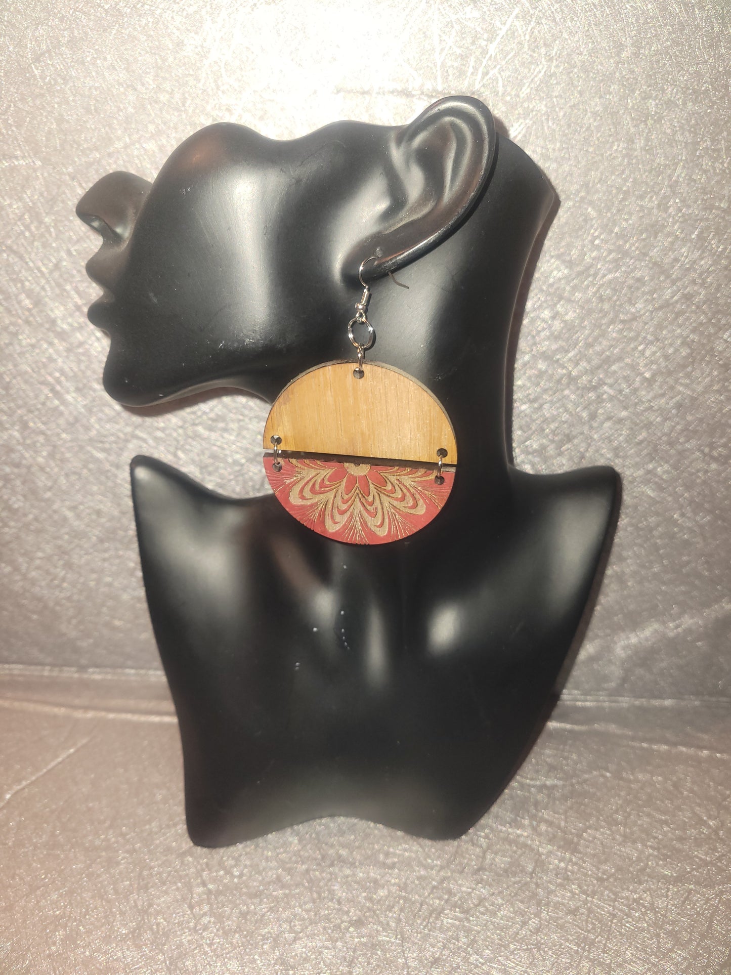 Marble Flower Earrings (2 styles Available)