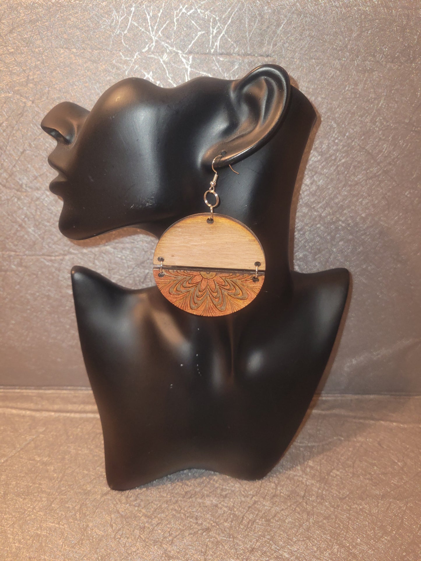 Marble Flower Earrings (2 styles Available)