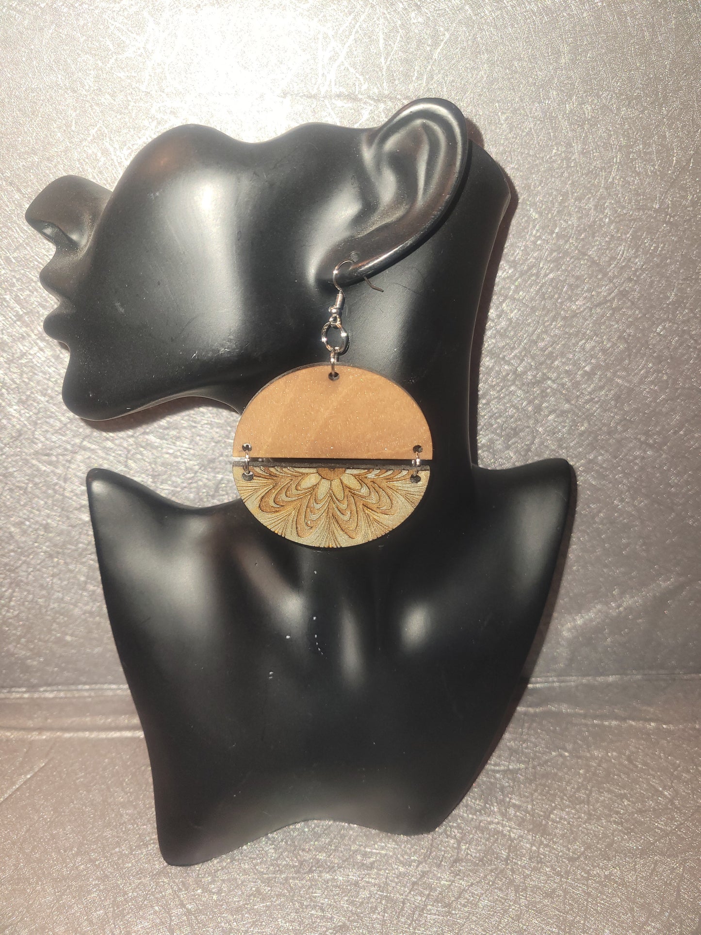 Marble Flower Earrings (2 styles Available)