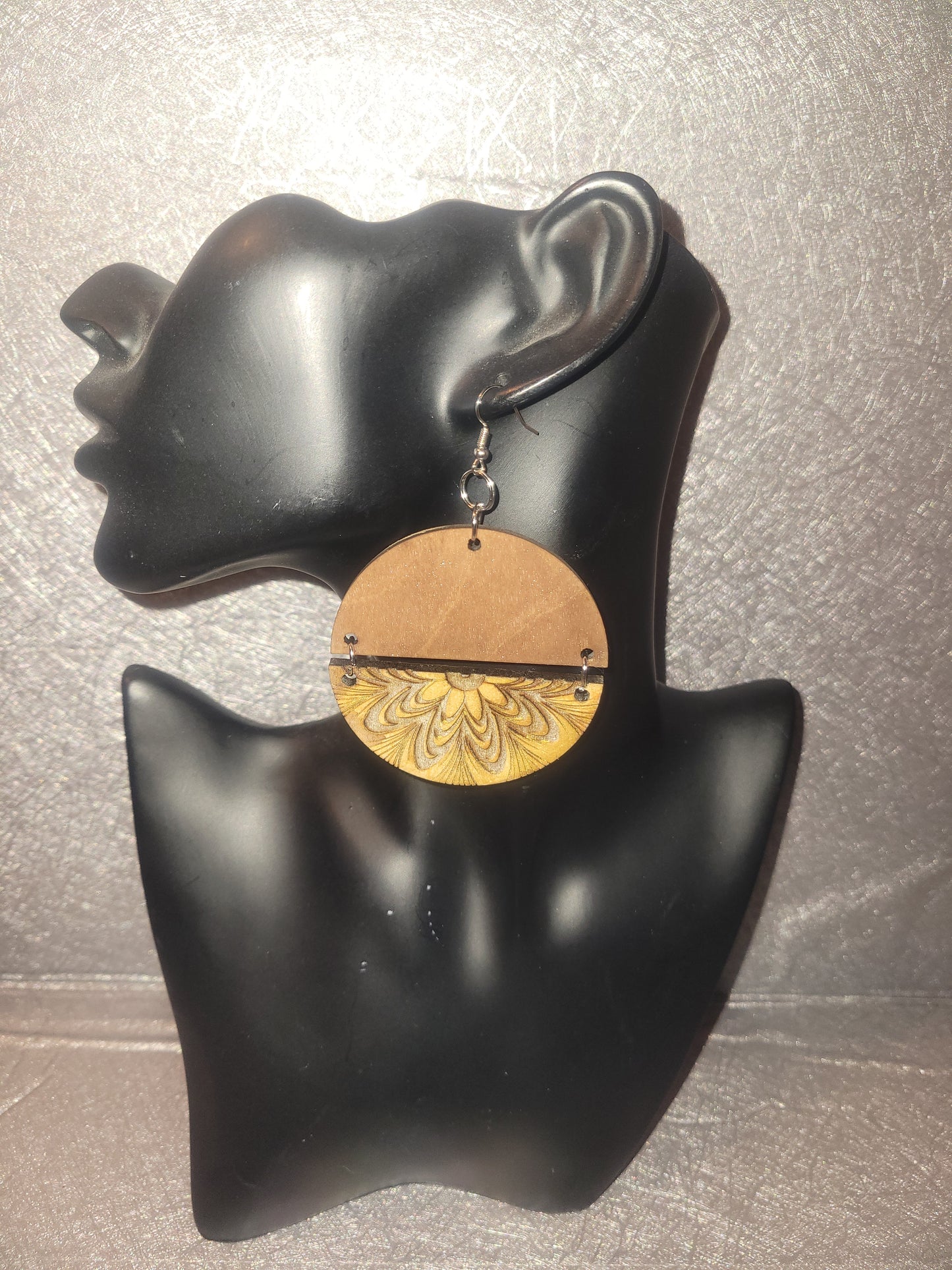 Marble Flower Earrings (2 styles Available)