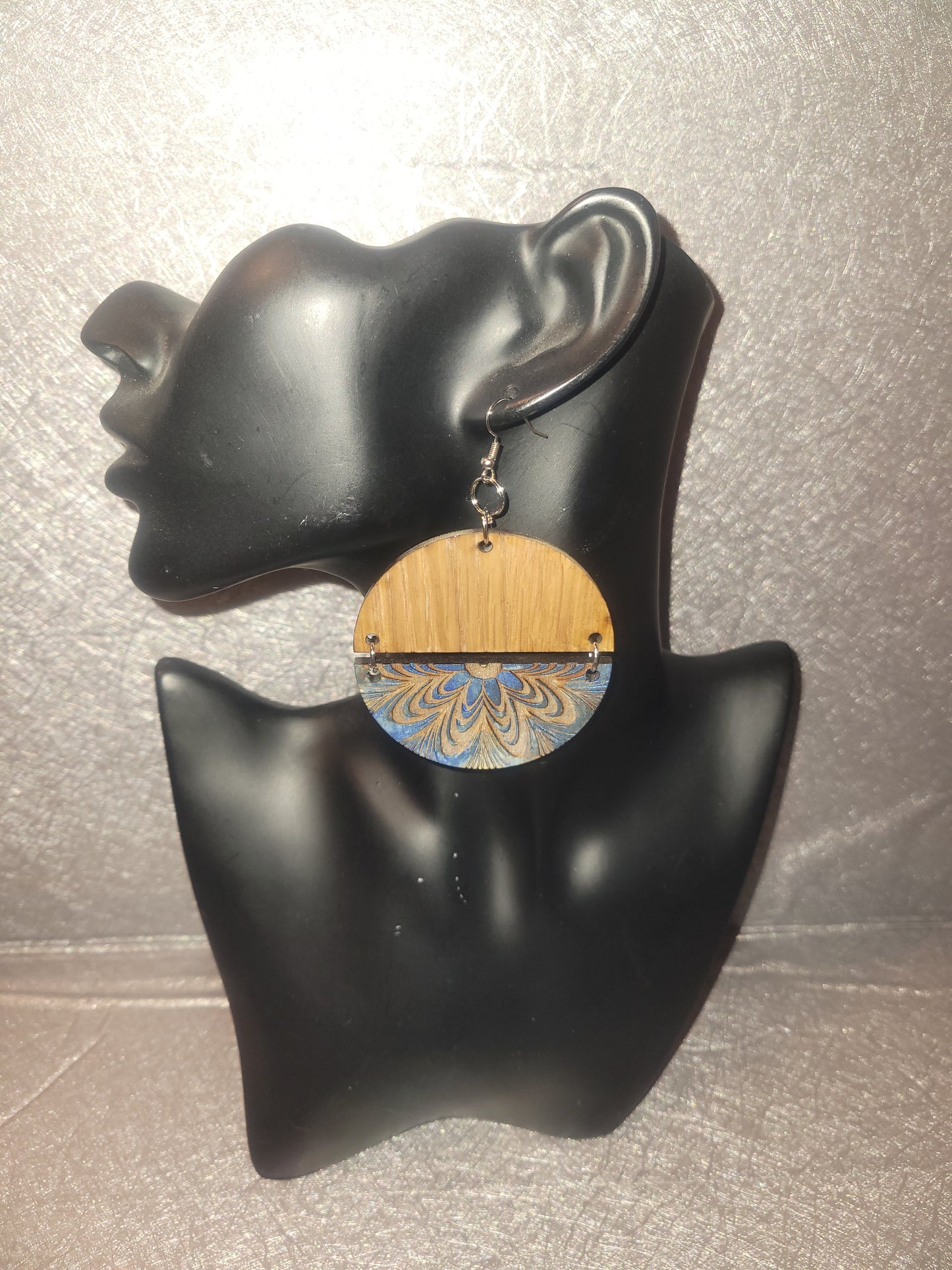 Marble Flower Earrings (2 styles Available)