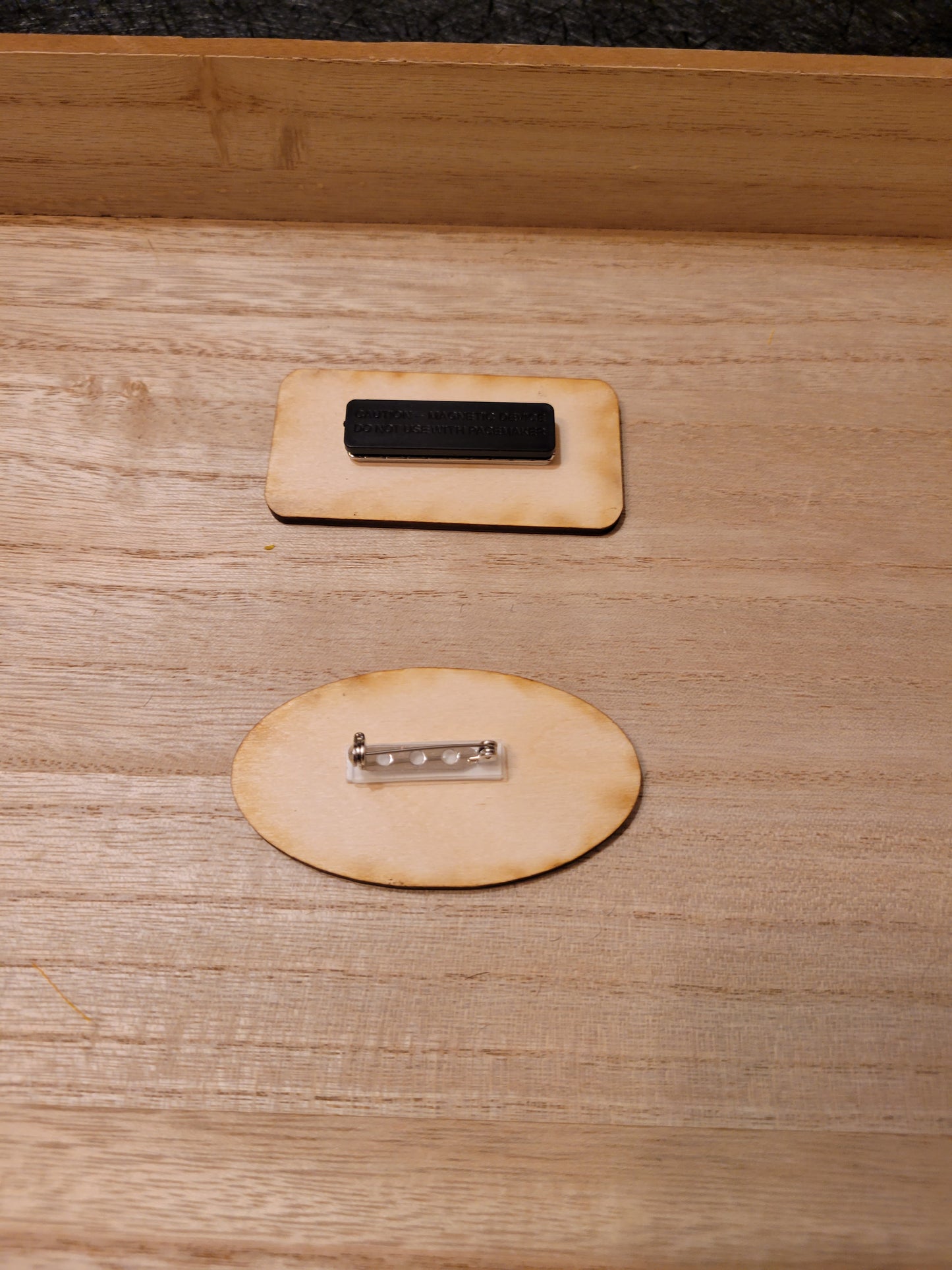 Wooden Name Tags