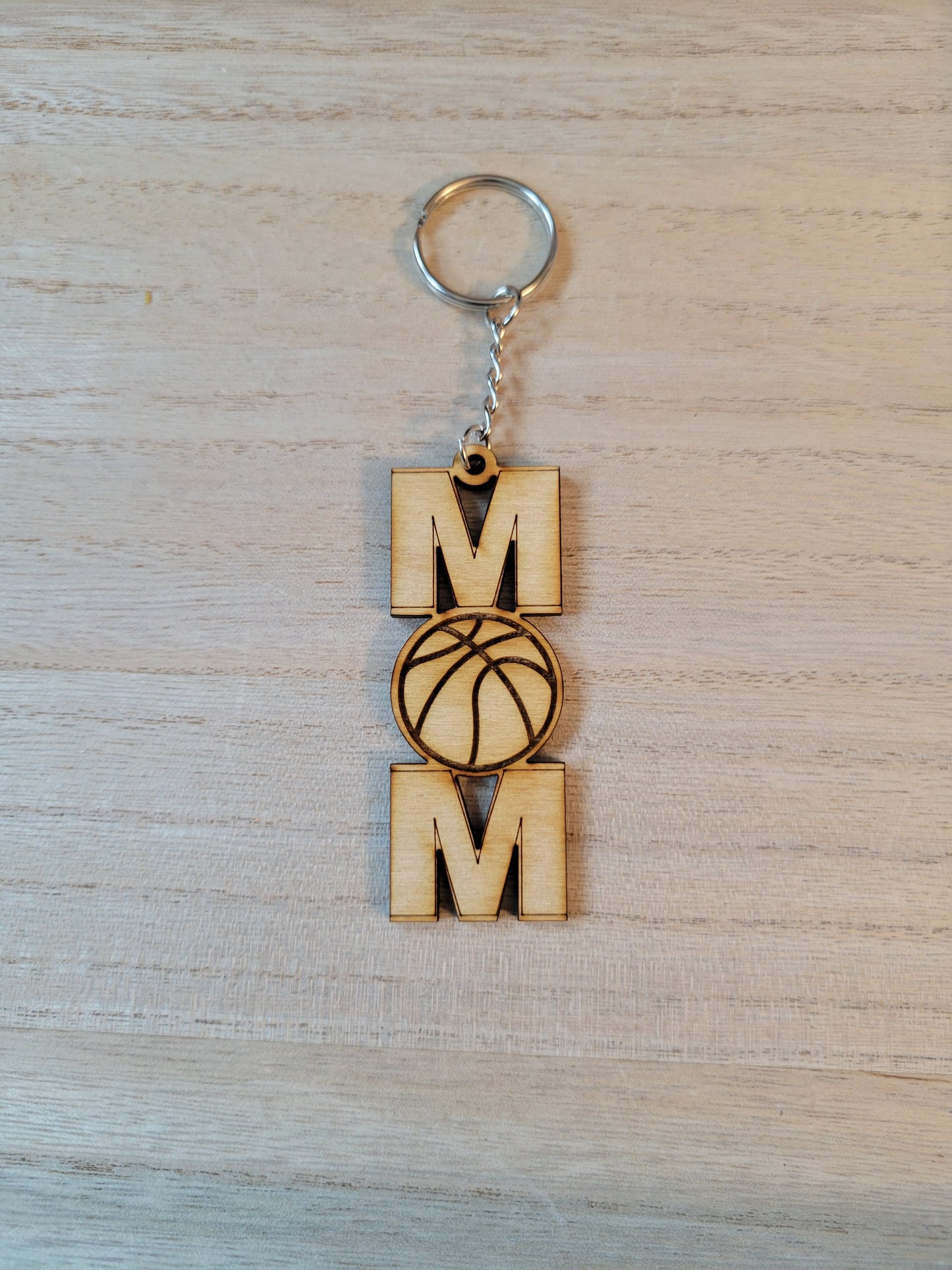 Sports mom keychain