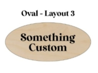 Wooden Name Tags