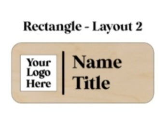 Wooden Name Tags