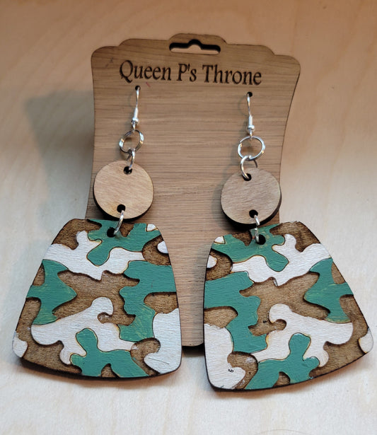 Camouflage Earrings (2 options)