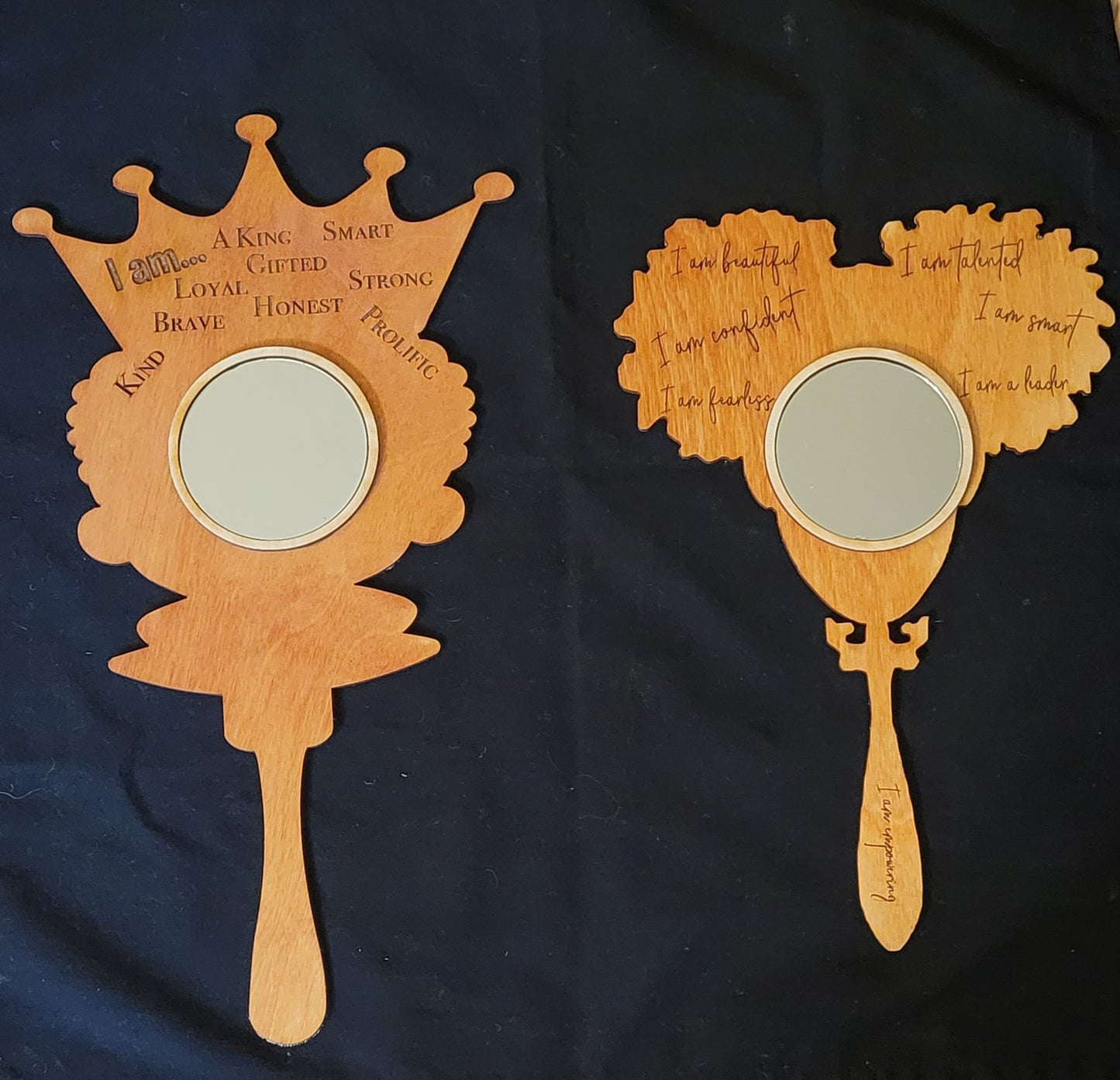 Handheld Affirmation Children Mirror