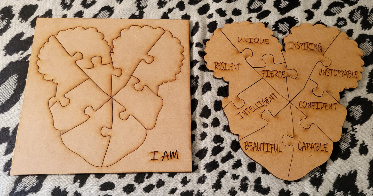 Affirmation Puzzle (3 styles- 2 options)