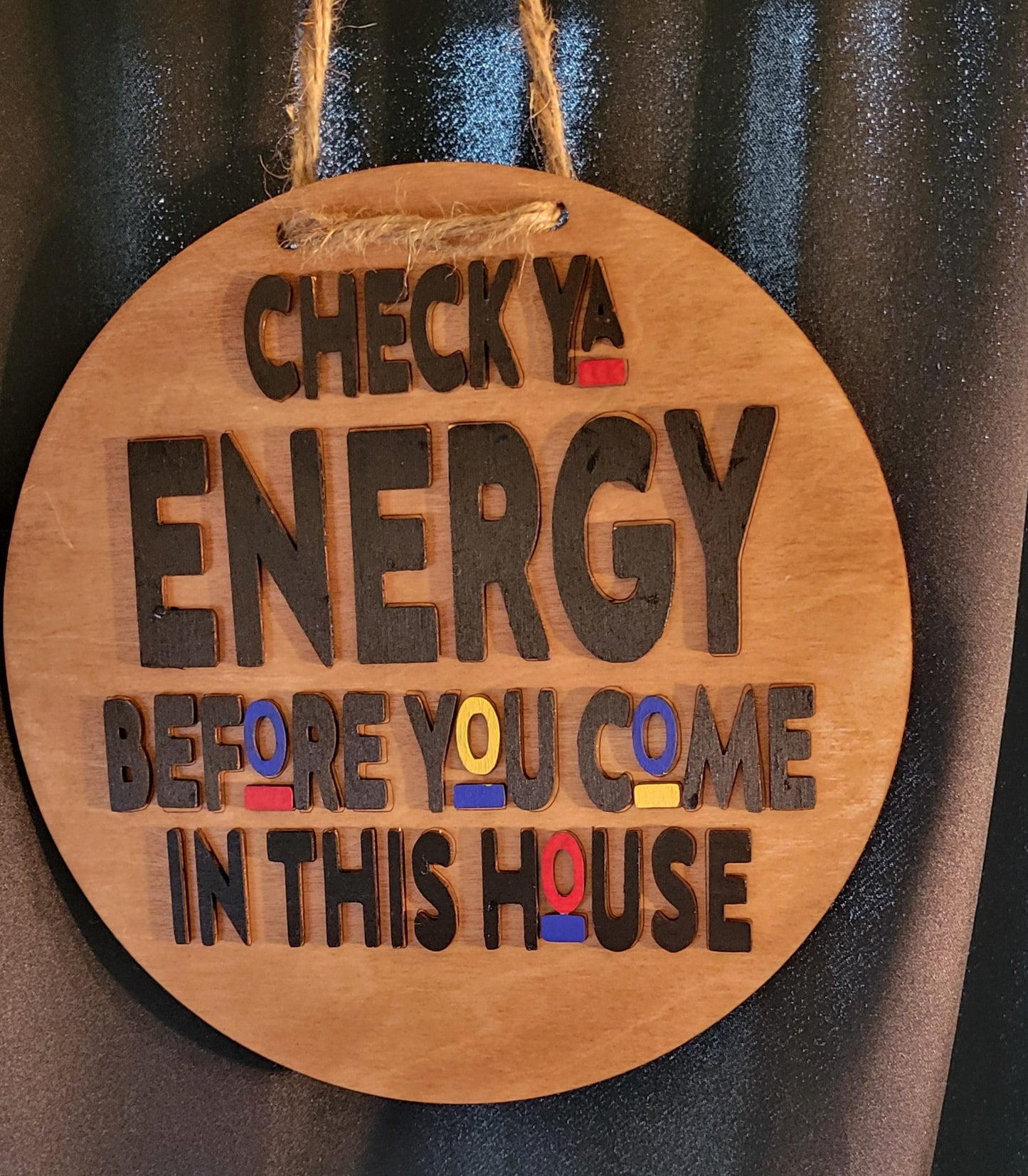 Check Ya Energy Door Hanger