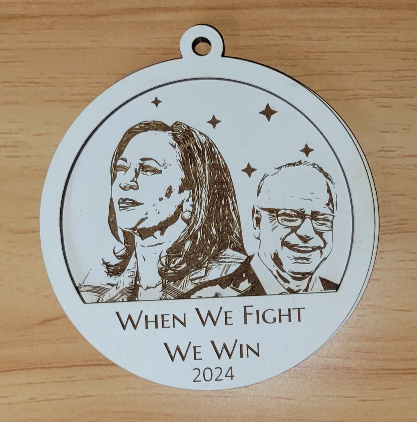 Harris Walz 2024 Ornament