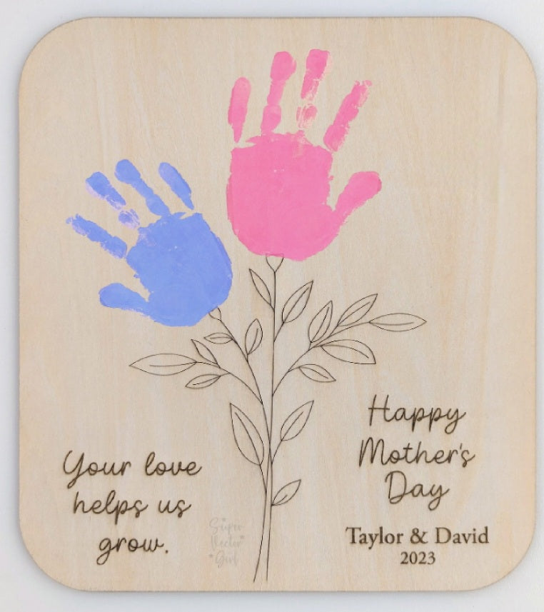 Mother's Day Flower Handprint