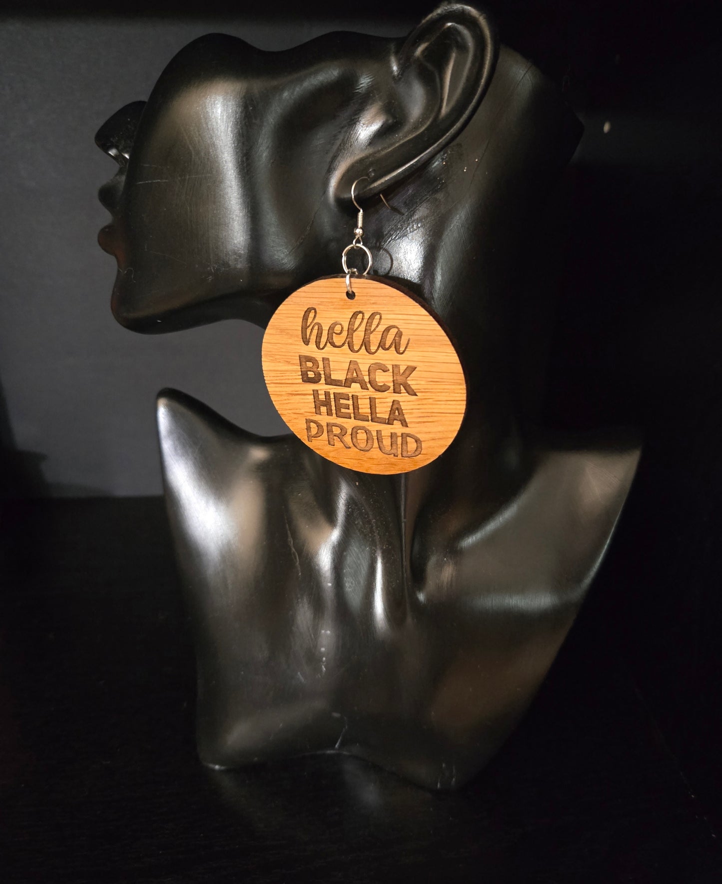 Hella Black Hella Proud Earrings