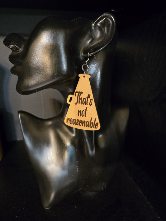 That's not reasonable earrings