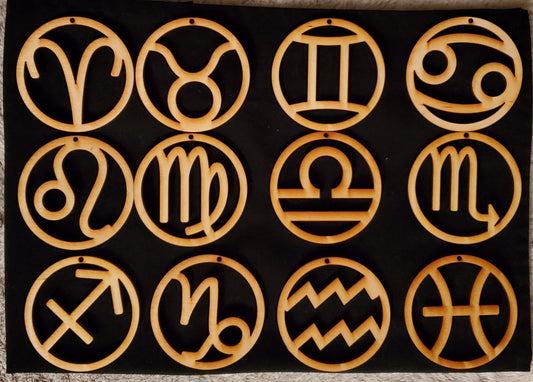 Zodiac or Name earrings $7