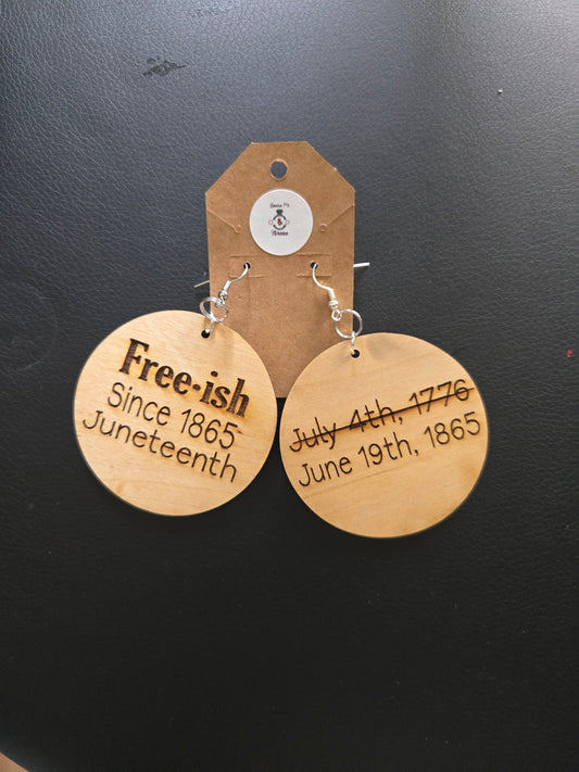 Real·Freedom Earrings (Juneteenth)