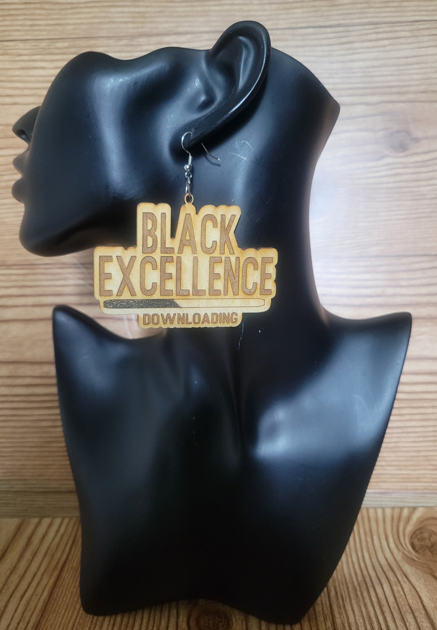 Black Excellence ... Downloading Earrings