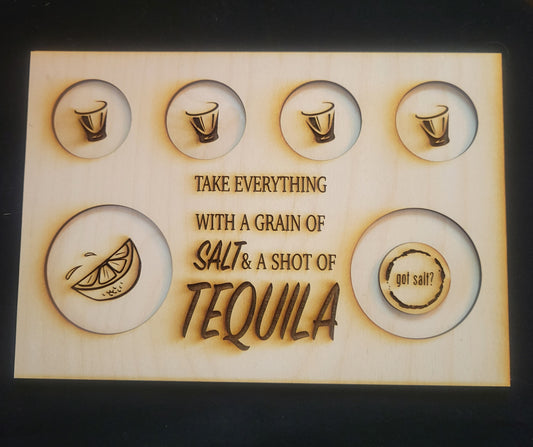 Shot Glass Tequila Tray