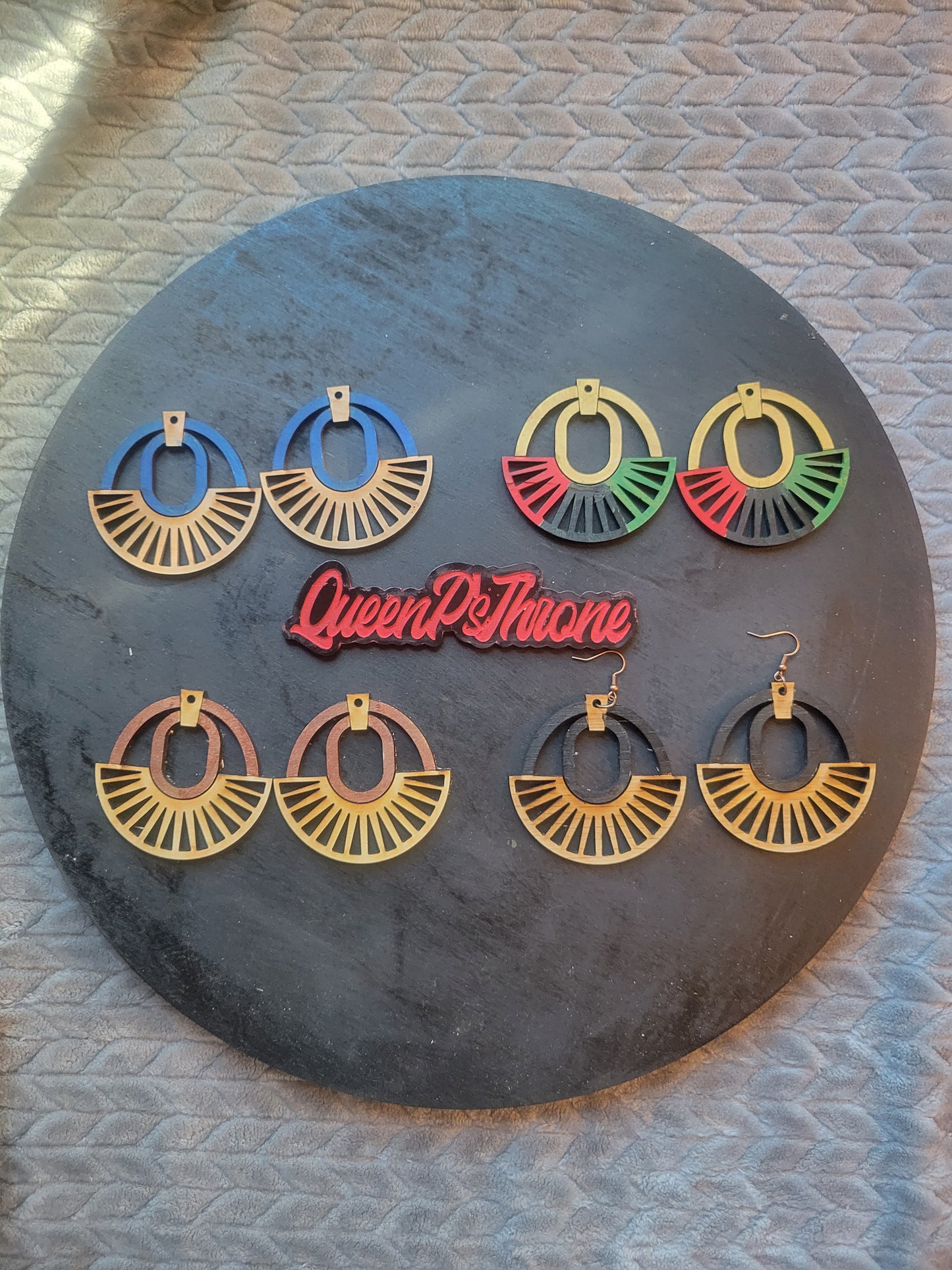 QP Wooden Earrings